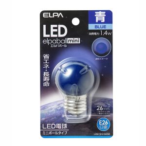 朝日電器 エルパ ELPA エルパ LDG1B-G-G252 LED電球G40形E26 ELPA 朝日電器