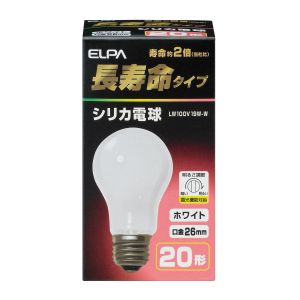 朝日電器 エルパ ELPA エルパ LW100V19W-W 長寿命シリカ ELPA 朝日電器