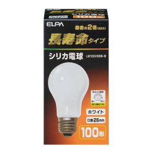 朝日電器 エルパ ELPA エルパ LW100V95W-W 長寿命シリカ ELPA 朝日電器