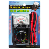 朝日電器 エルパ ELPA エルパ KF-6 アナログミニテスター ELPA 朝日電器