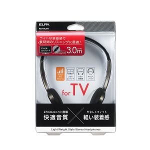 朝日電器 エルパ ELPA エルパ RD-NA30V ライトオーバーヘッドホン3M ELPA 朝日電器