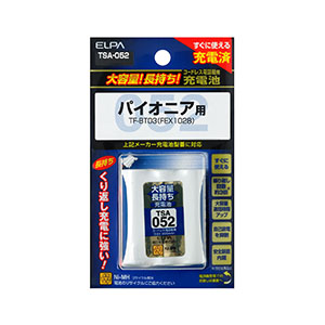 朝日電器 エルパ ELPA エルパ TSA-052 大容量長持ち充電池 ELPA 朝日電器