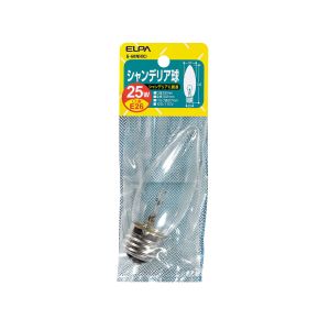 朝日電器 エルパ ELPA エルパ G-60NH C シャンデリア E26 25W ELPA 朝日電器