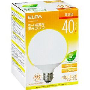 朝日電器 エルパ ELPA エルパ EFG10EL/8-G042H 電球形蛍光灯G形 40W形 ELPA 朝日電器