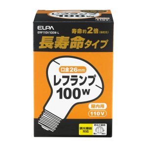 朝日電器 エルパ ELPA エルパ ERF110V100W-L 長寿命レフランプ ELPA 朝日電器