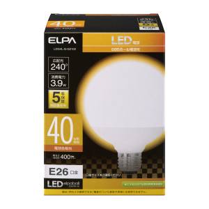 朝日電器 エルパ ELPA エルパ LDG4L-G-G2102 LED電球 ボール形G95 ELPA 朝日電器