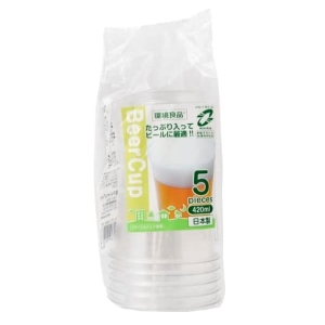 アートナップ ARTNAP アートナップ ES ビールカップ420ml 5P