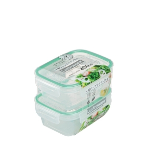 岩崎工業 IWASAKI ラストロウェア スマートフラップ&ロックス角型 S 2個セット グリーンミント A-2160 GM Lustroware