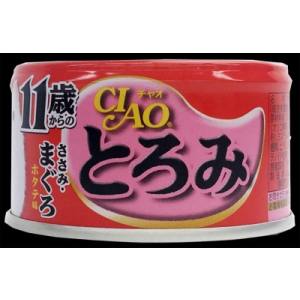 いなばペットフード いなば チャオ とろみ 11歳からのささみ まぐろ ホタテ味 80g A-46 CIAO