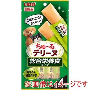 いなばペットフード いなば ちゅ～るテリーヌ 総合栄養食タイプささみ 緑黄色野菜 15g×4本