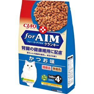 いなばペットフード いなば CIAO forAIMクランキー かつお味 140g×4袋
