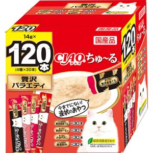 いなばペットフード いなばペットフード CIAO ちゅ～る 贅沢バラエティ 14g×120本