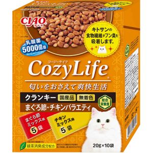 いなばペットフード いなば CIAO CozyLifeBOX クランキーまぐろ チキンバラエティ 20g×10袋