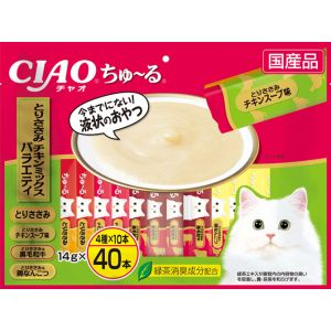 いなばペットフード いなば チャオ ちゅ～る とりささみ チキンミックス フィルター 14g×40本 320780 CIAO