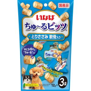 いなばペットフード いなば ちゅ～る ビッツ とりささみ 軟骨入り 12g×3袋 159740