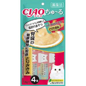 いなばペットフード いなば チャオ ちゅ～る 腎臓の健康維持に配慮 とりささみ 14g×4本 CIAO