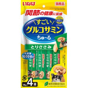 いなばペットフード いなば すごいグルコサミン ちゅ～る とりささみ 14g×4本 323350