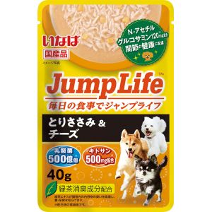 いなばペットフード いなば JumpLifeパウチ とりささみ チーズ 40g