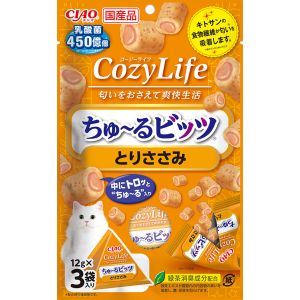 いなばペットフード いなば CIAO CozyLife ちゅ～る ビッツ とりささみ 12g×3袋