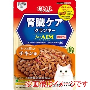 いなばペットフード いなば CIAO 腎臓ケアクランキー かつお節入り チキン味 170g