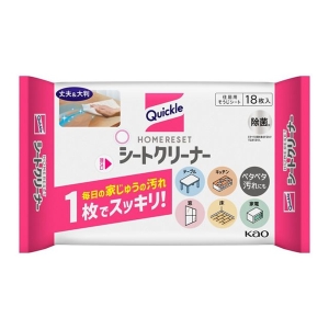 花王 Kao 花王 クイックル ホームリセット シートクリーナー 18枚入