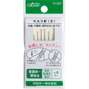 クロバー Clover クロバー セルフ針 太 13-302