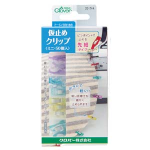 クロバー Clover クロバー 仮止めクリップ ミニ 50個入 22-744