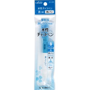 クロバー Clover クロバー 水性チャコペン 青 消しペン 24-429