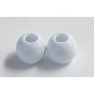 クロバー Clover クロバー カラーループエンド 15mm 2個入り 白 26-101