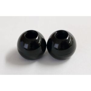 クロバー Clover クロバー カラーループエンド 15mm幅 2個入り 黒 26-107