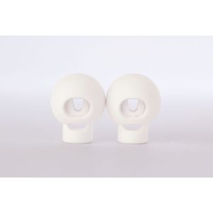 クロバー Clover クロバー カラーコードストッパー 2個入り 白 26-108