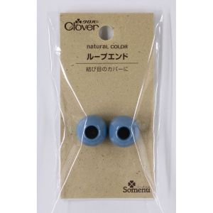 クロバー Clover クロバー ナチュラルカラー ループエンド 2個入り ティーグリーン 26-233
