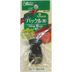 クロバー Clover クロバー バックル 1組入り 黒 26-327