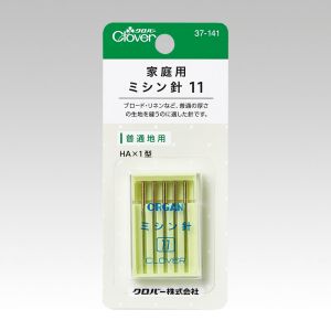クロバー Clover クロバー 家庭用ミシン針11 普通生地用 37-141
