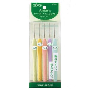 クロバー Clover クロバー レース針 アミュレ セット 5本 43-323
