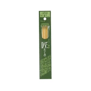 クロバー Clover クロバー 棒針 匠 5本針 短 16cm 5号 54-355
