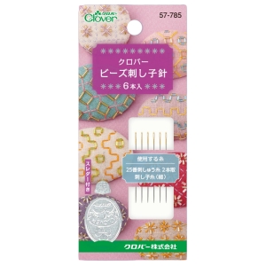クロバー Clover クロバー ビーズ刺し子針 6本入り 57-785