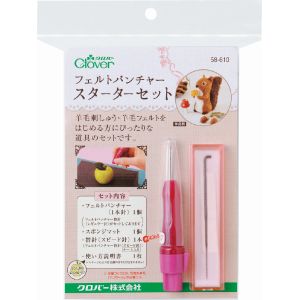 クロバー Clover クロバー フェルトパンチャー スターターセット 58-610