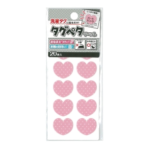 クロバー Clover クロバー タグペタラベル カラー ハートピンク 71-711