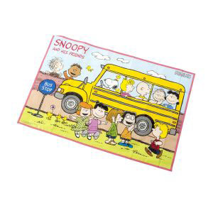 アサヒ興洋 アサヒ興洋 レジャーシート Sサイズ スヌーピー BUS STOP 約60×90cm