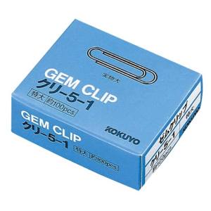 コクヨ KOKUYO コクヨ クリ-5-1 ゼムクリップ 特大 約100本入