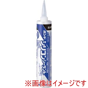 コニシ KONISHI コニシ 55268 シリコンシーラントブラック 330ml 10本