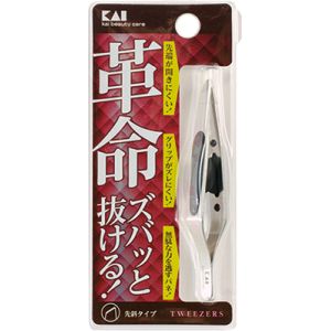 貝印 kai 貝印 キャッチャー 毛抜き 先斜 KQ3096