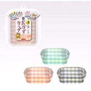サンナップ SUNNAP サンナップ スイトール おかずカップ ハーモニーチェック　長四角 15個入