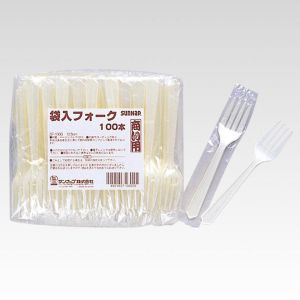 サンナップ SUNNAP サンナップ 商い用袋入りフォーク 100本入 SF-100G