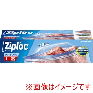 旭化成ホームプロダクツ 旭化成 ジップロック フリーザーバッグ L 30枚