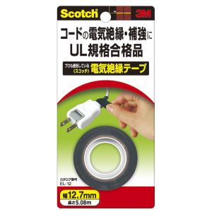 スリーエム 3M スリーエム 3M EL-12 スコッチ 電気絶縁用テープ 12.7mmｘ5.08m
