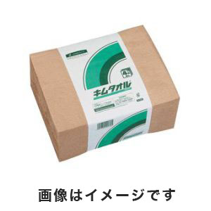 日本製紙クレシア クレシア 61201 キムタオル 2つ折り4枚重ね 1/2カット 380×155mm 100枚×24束
