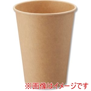 シモジマ HEIKO シモジマ 4535996 ペーパーカップ アイス ホット兼用 12オンス 口径90mm 未晒 50個入り