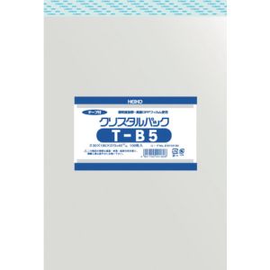 ヘイコー HEIKO HEIKO OPP袋 テープ付き クリスタルパック T-B5 6743100